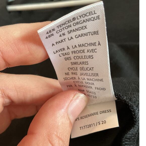 Toad & Co Womens Rosemarie Dress Size Small Camping Outdoor Organic Black NEW - Picture 9 of 9